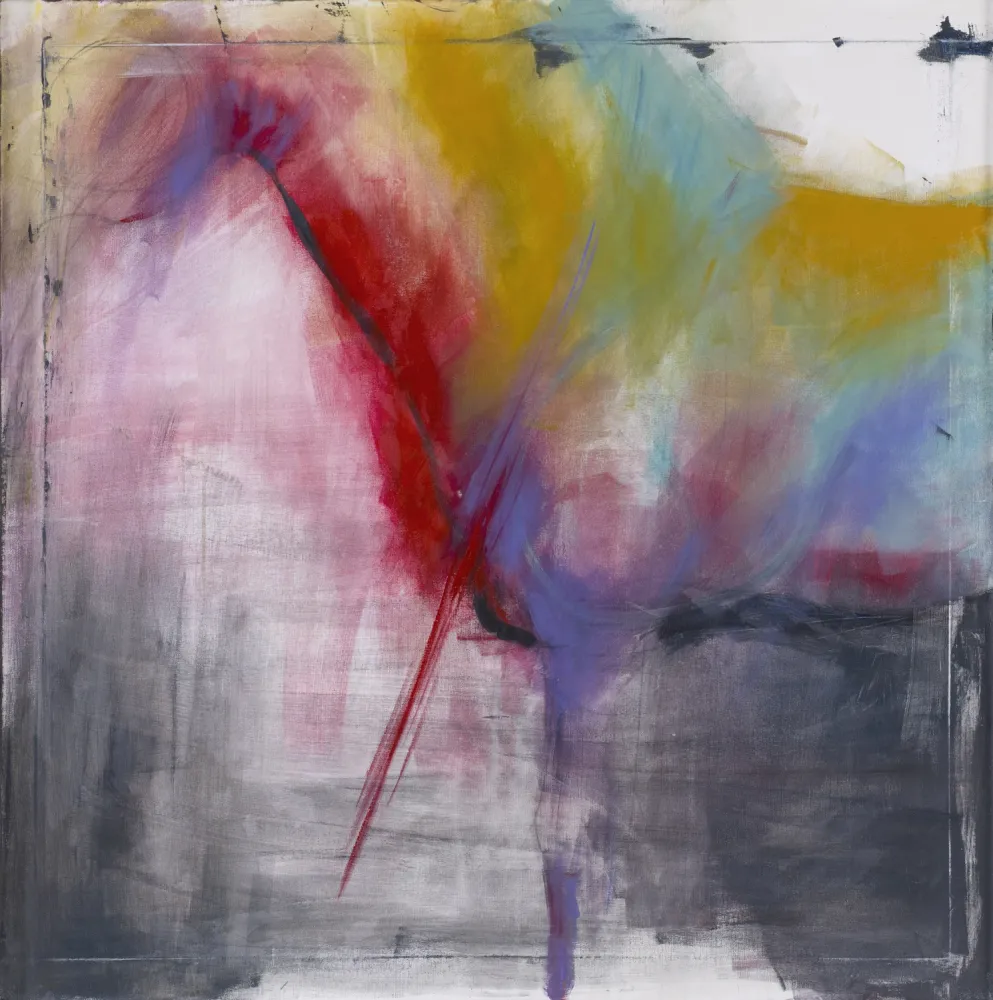A 16, obraz olejny 100 cm x 100 cm