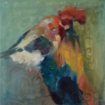 A 5, obraz olejny 70 cm x 70 cm