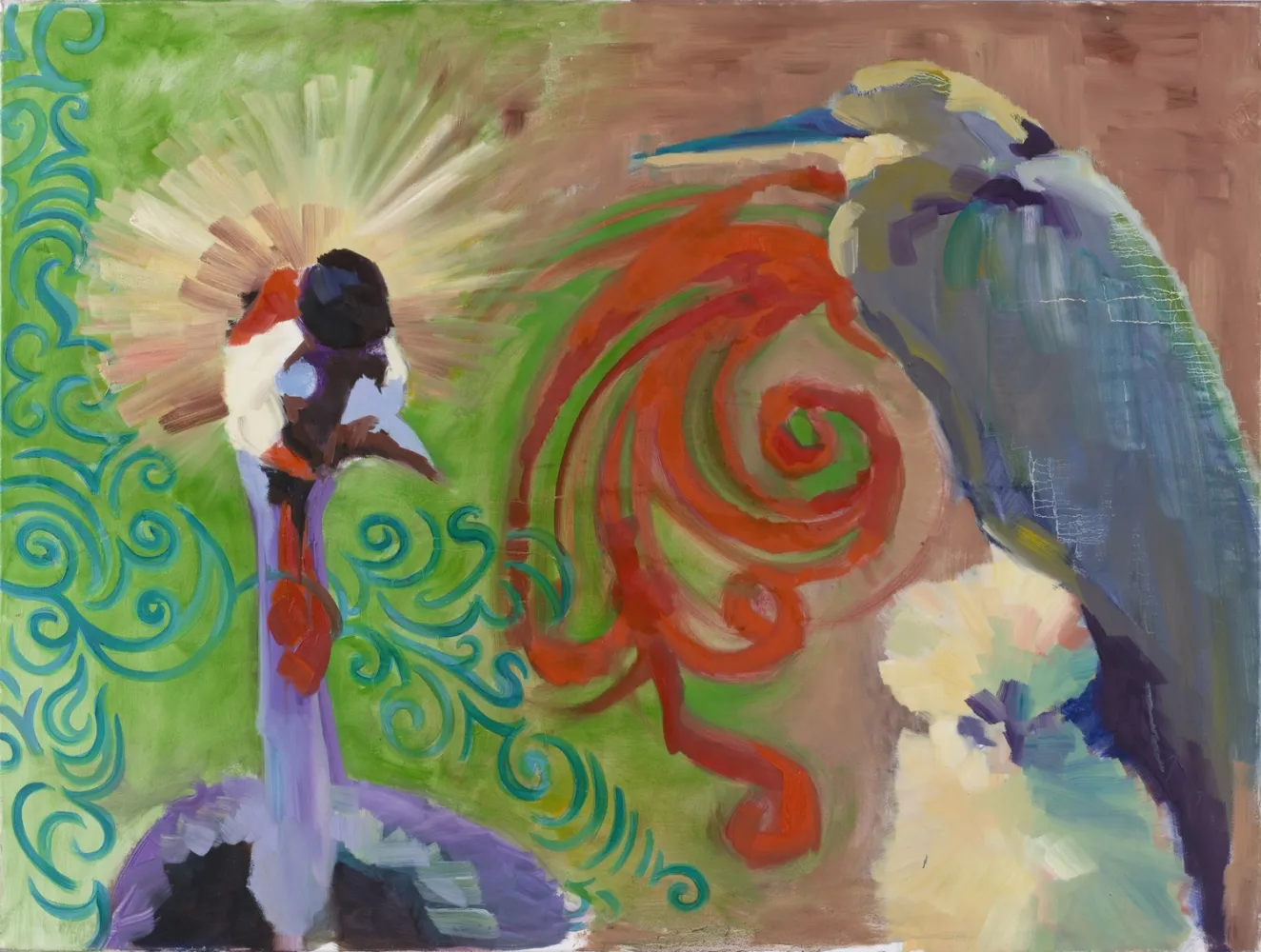 A 8, obraz olejny 120 cm x 90 cm