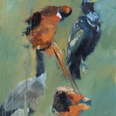 B 21, obraz olejny 100 cm x 120 cm