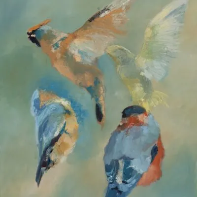 B 25, obraz olejny 90 cm x 120 cm