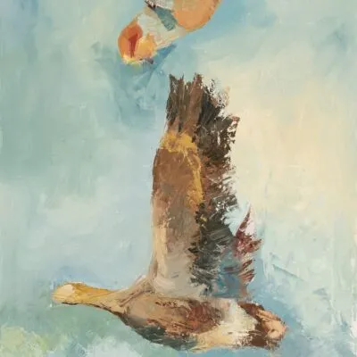 B 28, obraz olejny 50 cm x 100 cm