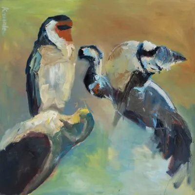B 37, obraz olejny 100 cm x 100 cm
