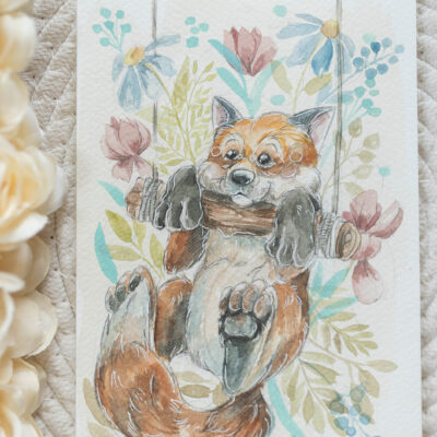 Liskowe szczęście 12,5 cm x 18 cm